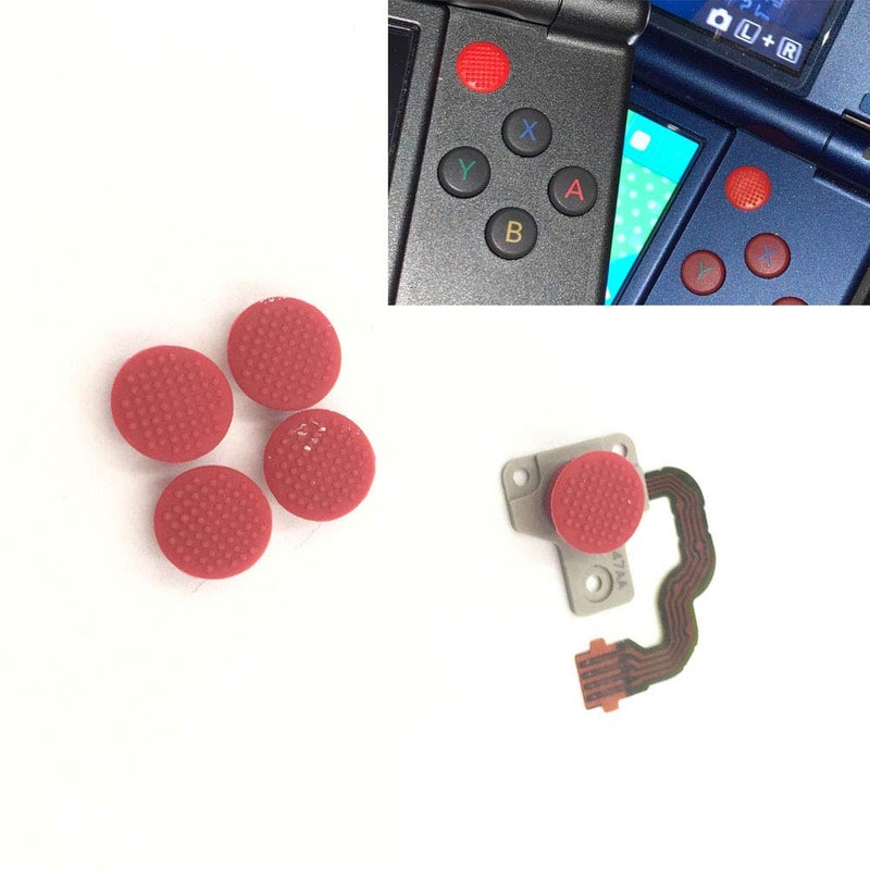 VOBRAMY Replacement Right Joystick C Stick Circle Pad Button Grip Cap Cover for New 3DS XL New 3DSLL / New 3DS 2015 - Image 2